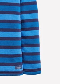 Joules Junior Winter Dale Sweatshirt - Blue Stripe -Ridingwear Sales Store dale3