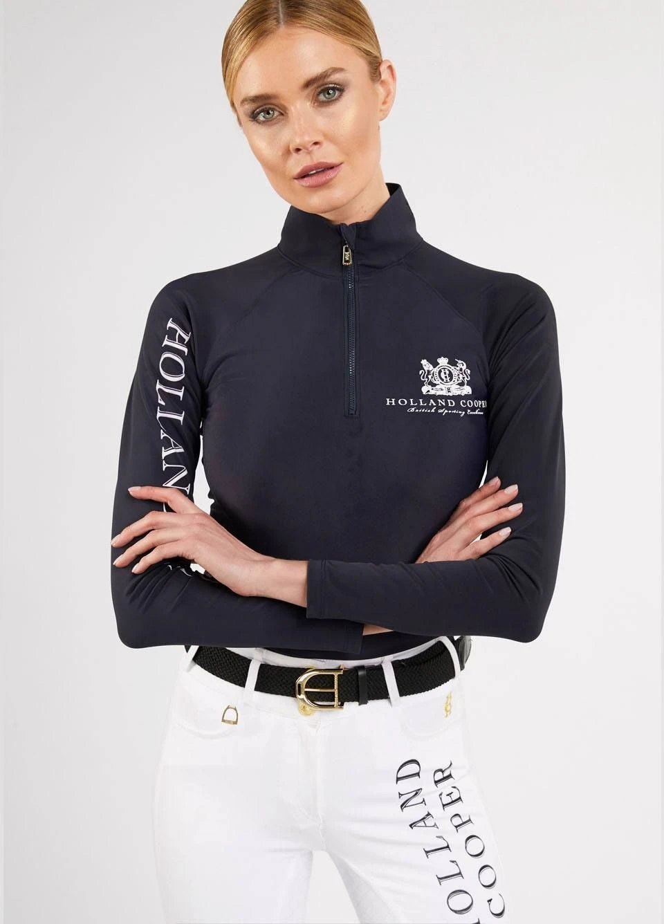 Holland Cooper Equestrian Equi Base Layer - Ink Navy 1 Holland Cooper Equestrian Equi Base Layer - Ink Navy