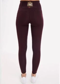 Holland Cooper Equestrian Equi Legging Sport - Mulberry -Ridingwear Sales Store equileggingmulb2