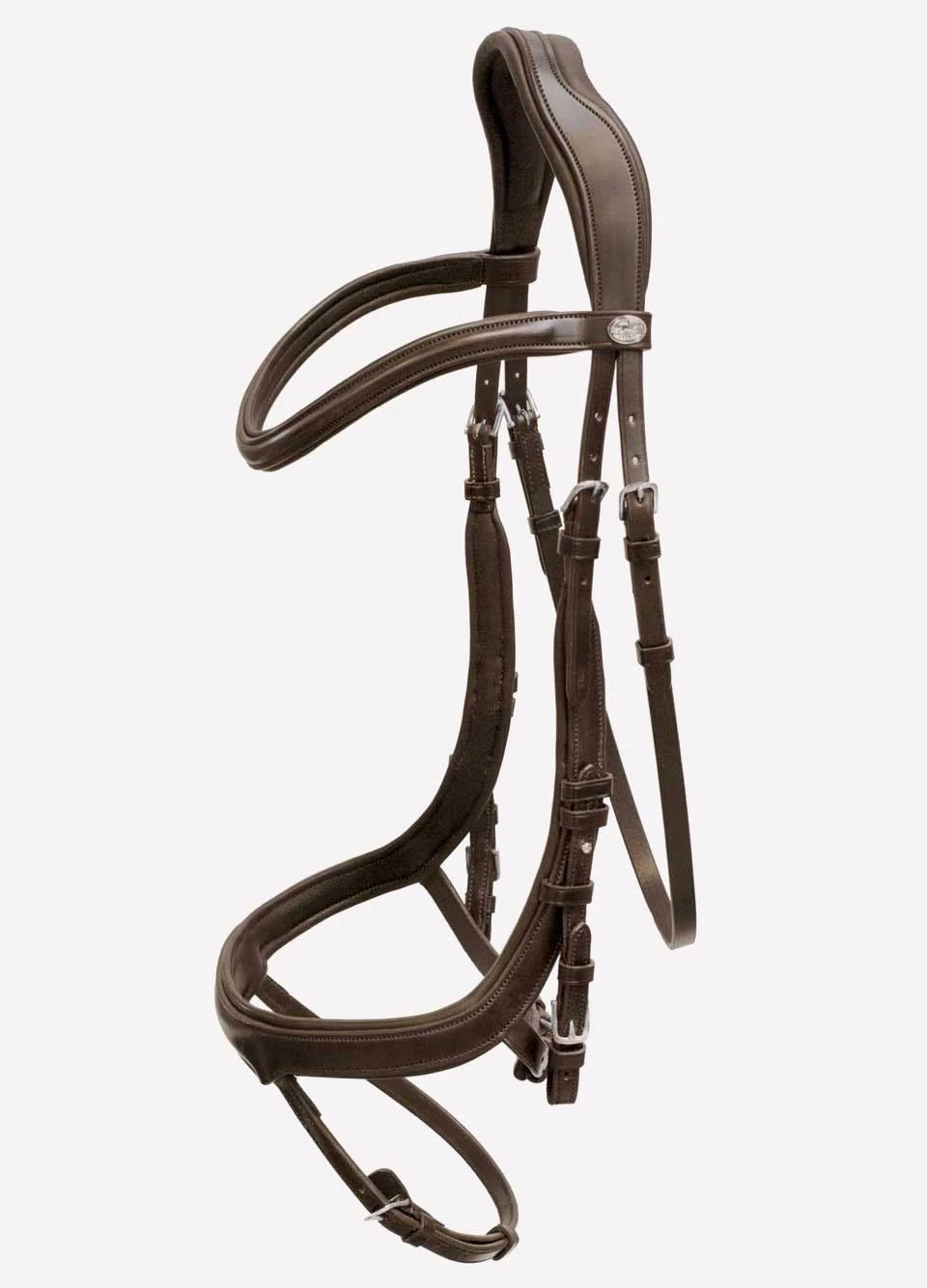 Schockemohle Equitus Alpha Bridle - Brown 1 Schockemohle Equitus Alpha Bridle - Brown