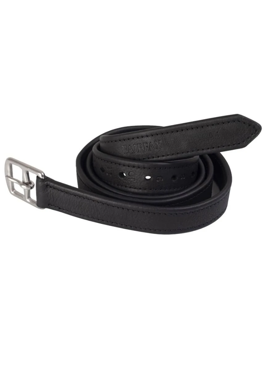 Fairfax World Class Stirrup Leathers - Black 1 Fairfax World Class Stirrup Leathers - Black