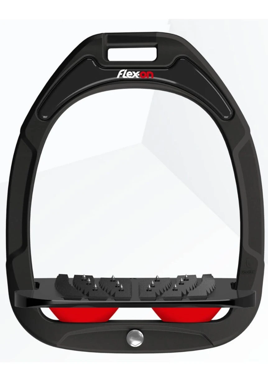 Flex-On Green Composite Stirrups - Black/Red 1 Flex-On Green Composite Stirrups - Black/Red