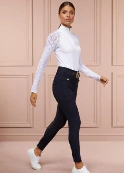 Holland Cooper Bolesworth Thermal Breeches - Ink Navy -Ridingwear Sales Store hc bolesworth ink navy 3rdy