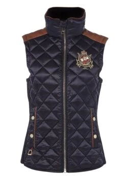 Holland Cooper Diamond Quilt Classic Gilet - Ink Navy -Ridingwear Sales Store hc equi gilet navy 3rdy