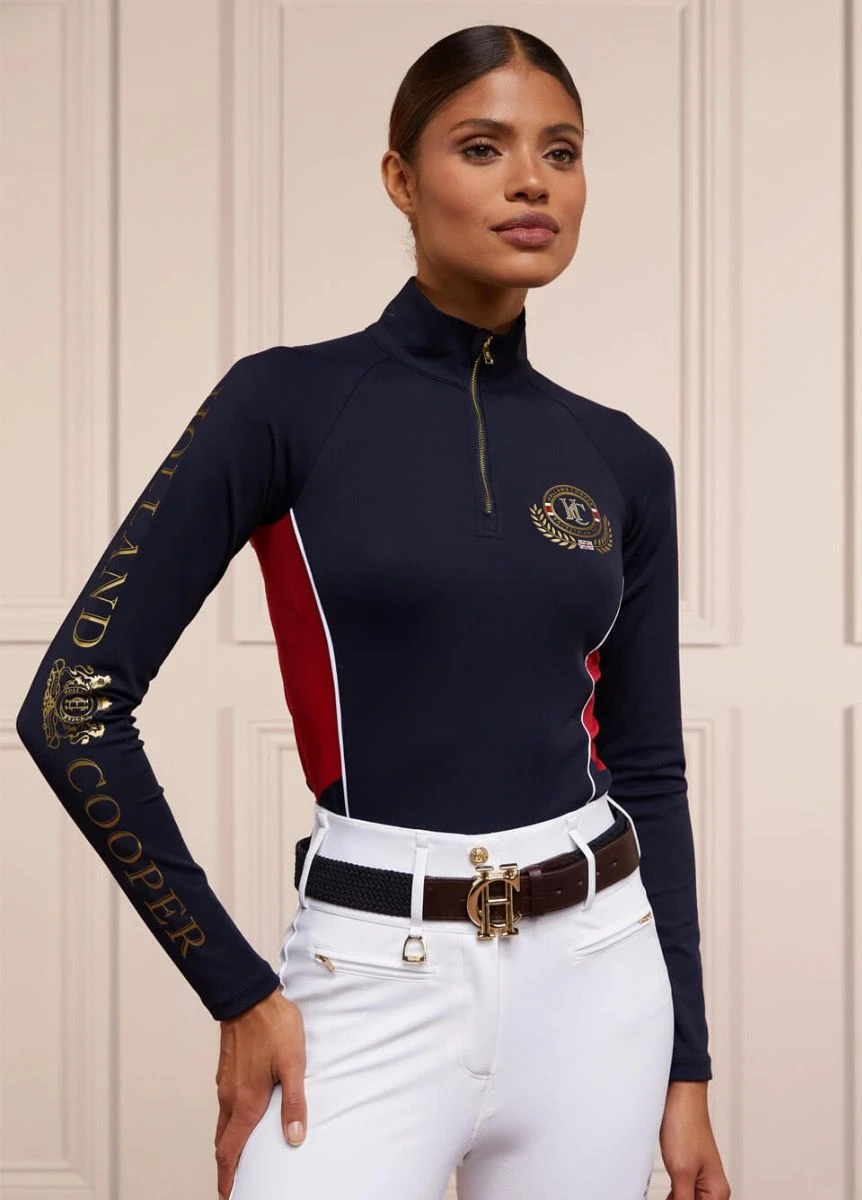 Holland Cooper Farnham Base Layer - Ink Navy 1 Holland Cooper Farnham Base Layer - Ink Navy
