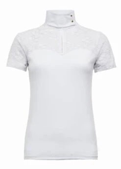 Holland Cooper Newbury S/S Base Layer - White -Ridingwear Sales Store hc newbury white 3rdy
