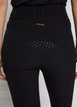 Holland Cooper Ascot Breeches - Black Reflective 8 Holland Cooper Ascot Breeches - Black Reflective -Ridingwear Sales Store hcascotblack2rdy