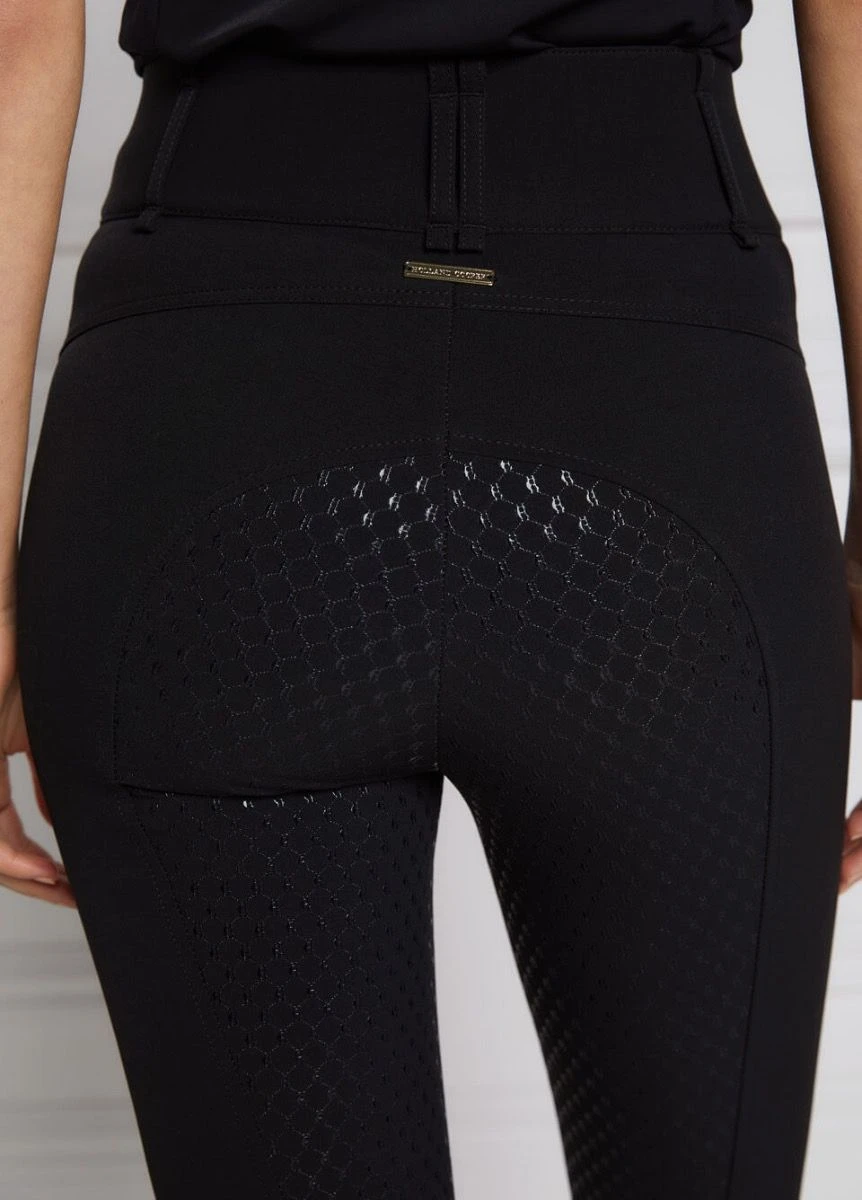 Holland Cooper Ascot Breeches - Black Reflective 4 Holland Cooper Ascot Breeches - Black Reflective - Image 4