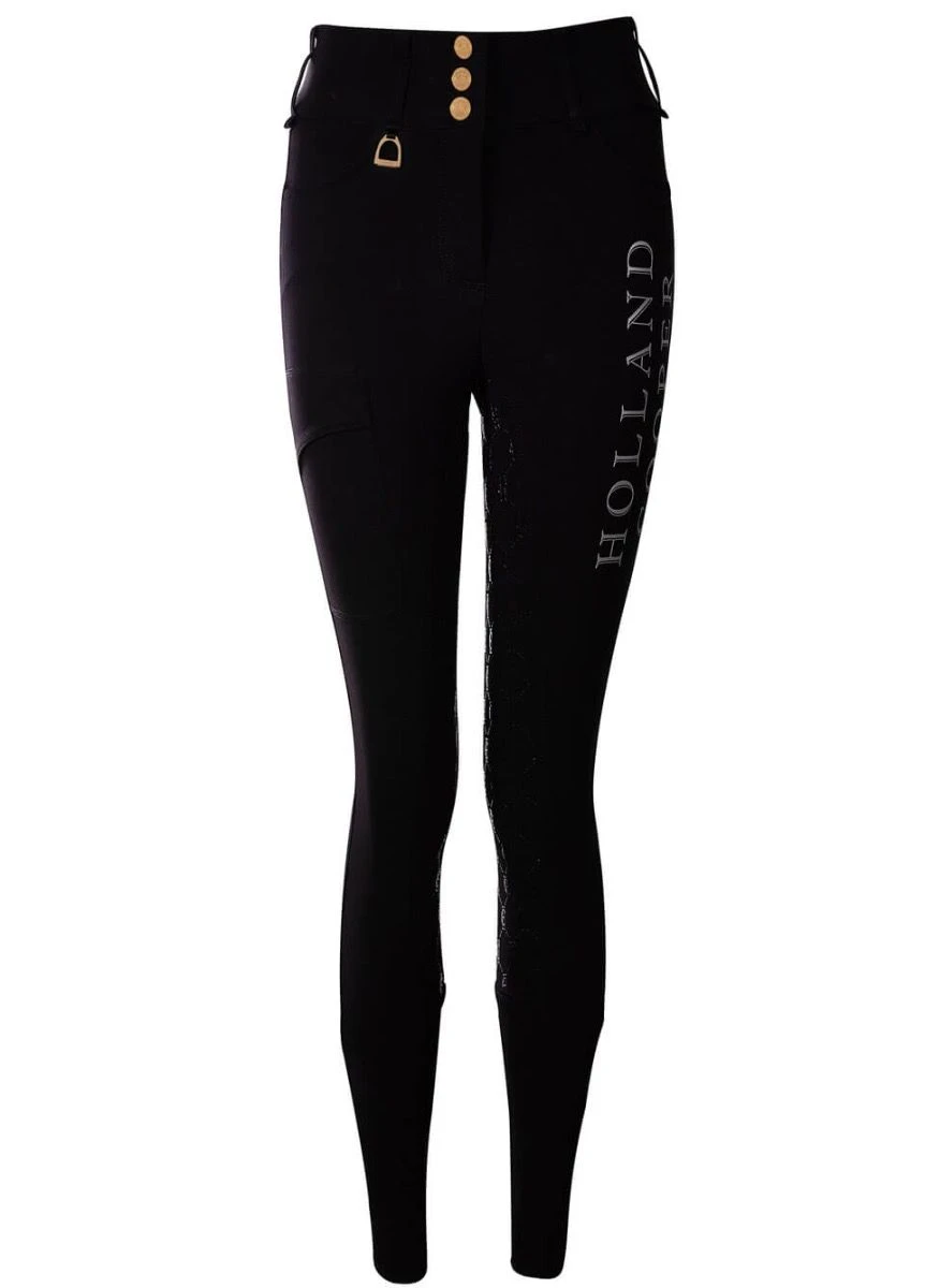 Holland Cooper Ascot Breeches - Black Reflective 3 Holland Cooper Ascot Breeches - Black Reflective - Image 3