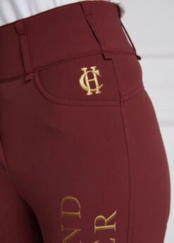 Holland Cooper Ascot Breeches - Burgundy -Ridingwear Sales Store hcascotburgundy3rdy