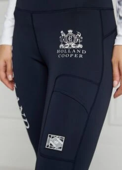 Holland Cooper Thermal Full Grip Leggings - Ink Navy -Ridingwear Sales Store hcthermalinknavy4rdy