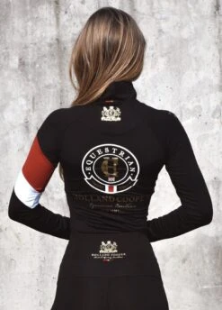 Holland Cooper Equestrian Heritage Base Layer - Black/Gold -Ridingwear Sales Store heritagebaseblk2rdy 1