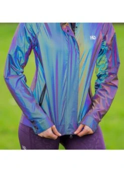 Horseware Rainbow Reflective Jacket - Purple -Ridingwear Sales Store hwreflectiverainbow3rdy