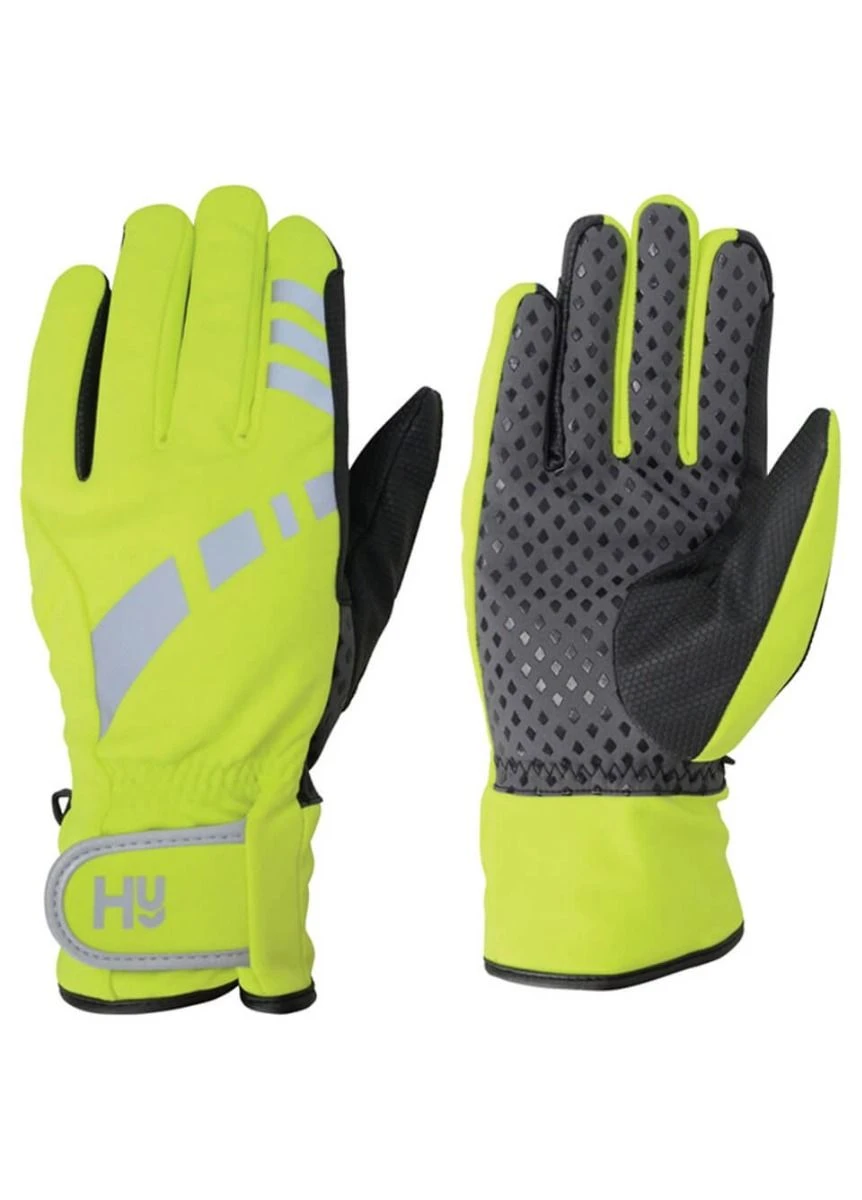 HyViz Reflective Waterproof Gloves - Yellow 1 HyViz Reflective Waterproof Gloves - Yellow