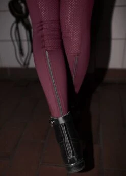 Pikeur Ladies Ine Grip Breeches - Bordeaux -Ridingwear Sales Store ine5