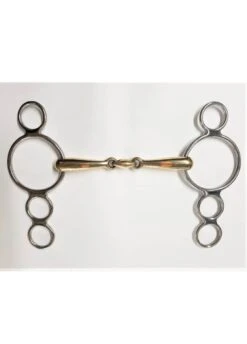 Jeffries Balancer 4 Ring Dutch Gag Bit