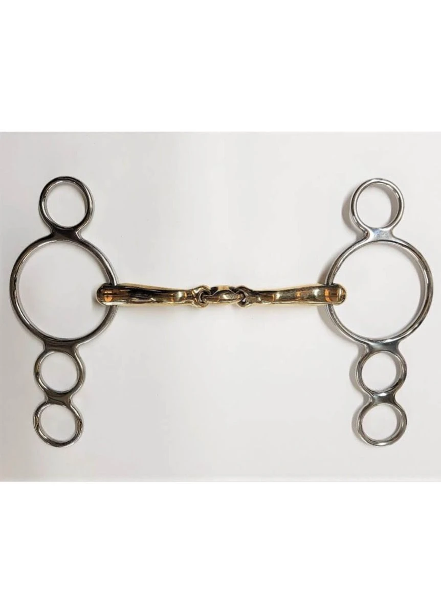E Jeffries Harmony 4 Ring Dutch Gag Bit 1 E Jeffries Harmony 4 Ring Dutch Gag Bit