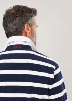 Joules Mens Onside Rugby Shirt - Navy Stripe -Ridingwear Sales Store joules mens onside 4