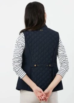 Joules Minx Diamond Quilted Gilet - Marine Navy -Ridingwear Sales Store joulesminxgiletnavy6rdy