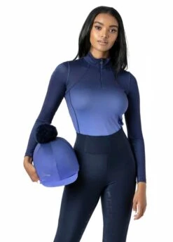 LeMieux Spectrum Base Layer - Navy/Bluebell -Ridingwear Sales Store lemieux baselayer spectrum bluebell 4rdy