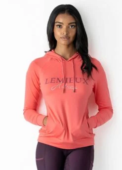 LeMieux Luxe Hoodie - Papaya -Ridingwear Sales Store lemieux hoodie papaya 7rdy