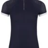 LeMieux Olivia Short Sleeve Show Shirt - Navy