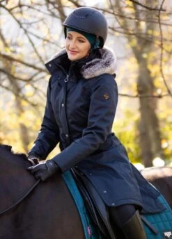 LeMieux Loire Waterproof Riding Coat - Navy -Ridingwear Sales Store lemieux riding coat navy 1rdy