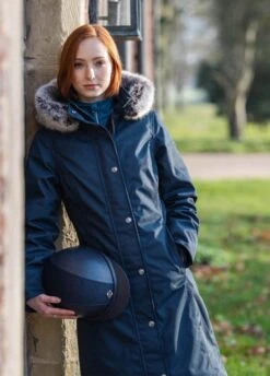 LeMieux Loire Waterproof Riding Coat - Navy -Ridingwear Sales Store lemieux riding coat navy 5rdy