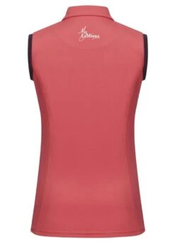 LeMieux Sleeveless Polo Shirt - Papaya -Ridingwear Sales Store lemieux sless polo papaya 4rdy
