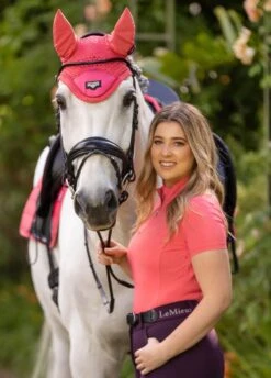 LeMieux Short Sleeve Base Layer - Papaya -Ridingwear Sales Store lemieux ss baselayer papaya 4rdy