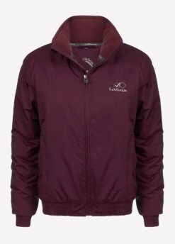 Team LeMieux Waterproof Crew Jacket - Burgundy