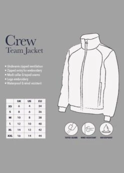 Team LeMieux Waterproof Crew Jacket - Navy -Ridingwear Sales Store lemieux waterproof sizing