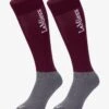 LeMieux Competition Socks - Burgundy