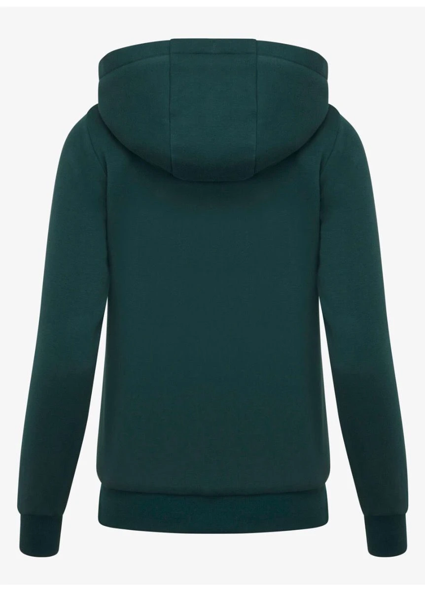 LeMieux Sherpa Lined Hoodie - Spruce 3 LeMieux Sherpa Lined Hoodie - Spruce - Image 3