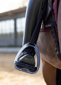 LeMieux Vector Balance Stirrups - Carbon/Silver 5 LeMieux Vector Balance Stirrups - Carbon/Silver -Ridingwear Sales Store lm vector stirrup carbon silver 3rdy