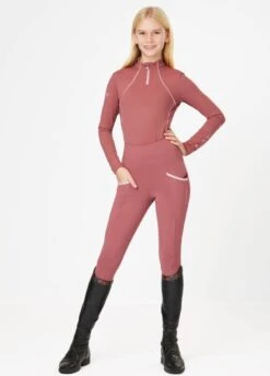 LeMieux Young Rider Pull On Breech - Orchid
