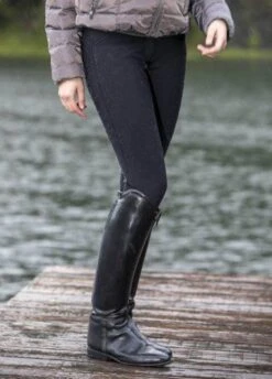 LeMieux Drytex Waterproof Breeches - Black -Ridingwear Sales Store lmdrytexblack3rdy