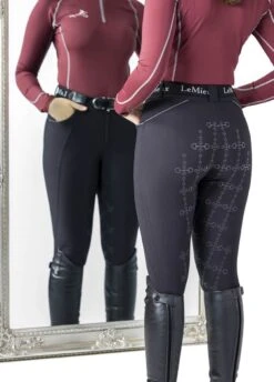 LeMieux Freya Breech - Black -Ridingwear Sales Store lmfreyablack3rdy
