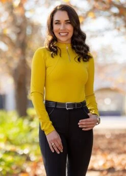 LeMieux Liberte Base Layer - Dijon -Ridingwear Sales Store lmlibertebasedijon6rdy