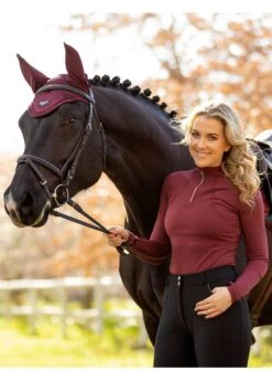 LeMieux Liberte Base Layer - Rioja -Ridingwear Sales Store lmlibertebaserioja5rdy