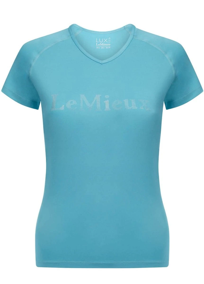 LeMieux Luxe T-Shirt - Azure 1 LeMieux Luxe T-Shirt - Azure