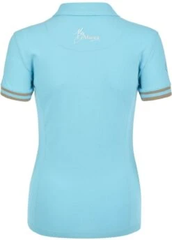 LeMieux Polo Shirt - Azure -Ridingwear Sales Store lmpoloazure2rdy