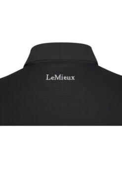 LeMieux Monsieur Mens Polo Shirt - Black -Ridingwear Sales Store lmpoloblack5rdy