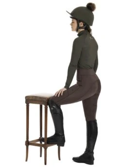 LeMieux Winter Pull On Seamless Breech - Brown -Ridingwear Sales Store lmslessbreechbrown5rdy
