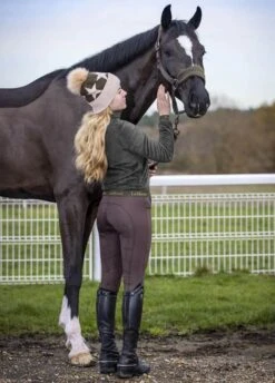 LeMieux Winter Pull On Seamless Breech - Brown -Ridingwear Sales Store lmslessbreechbrown6rdy