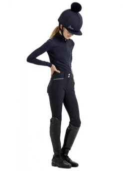 LeMieux Young Rider Breech - Indigo -Ridingwear Sales Store lmyouthbreechindigo3rdy 1