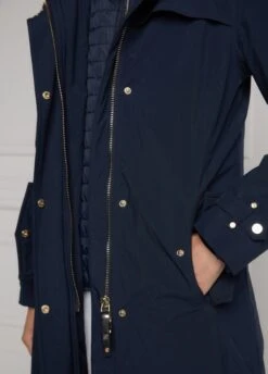 Holland Cooper Longline Training Coat - Ink Navy -Ridingwear Sales Store longlinenvy2rdy