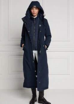 Holland Cooper Longline Training Coat - Ink Navy -Ridingwear Sales Store longlinenvy6rdy