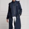 Holland Cooper Longline Training Coat - Ink Navy