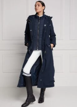 Holland Cooper Longline Training Coat - Ink Navy -Ridingwear Sales Store longlinenvy9rdy